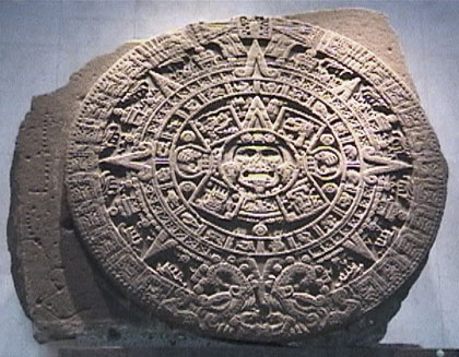 Ancient Mayan Sun Stone